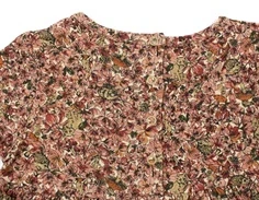 Wheat kjole Otilde flowers and animals